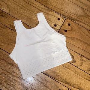 Lululemon “mind over miles” crop activewear top